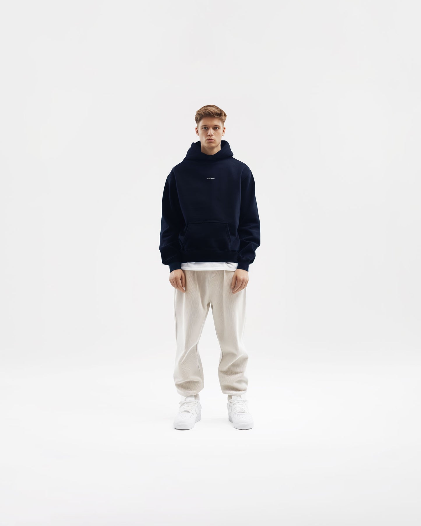 APO NOUS CI - HOODIE NAVY